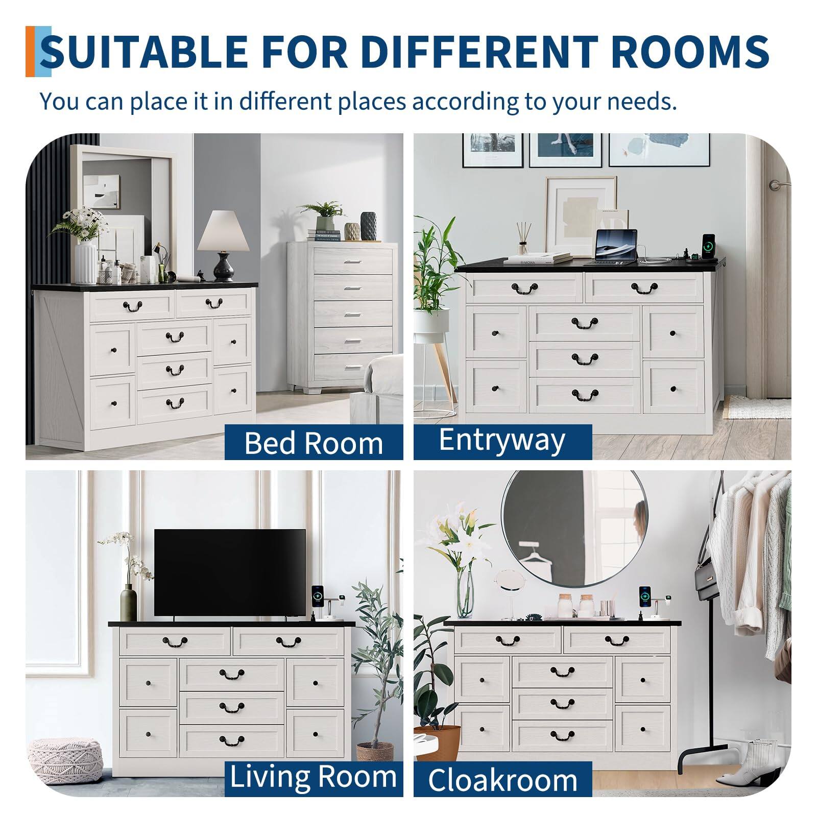 SUITABLE FOR DIFFERENT ROOMS

You can place it in different places according to your needs.

- Bed Room
- Entryway
- Living Room
- Cloakroom