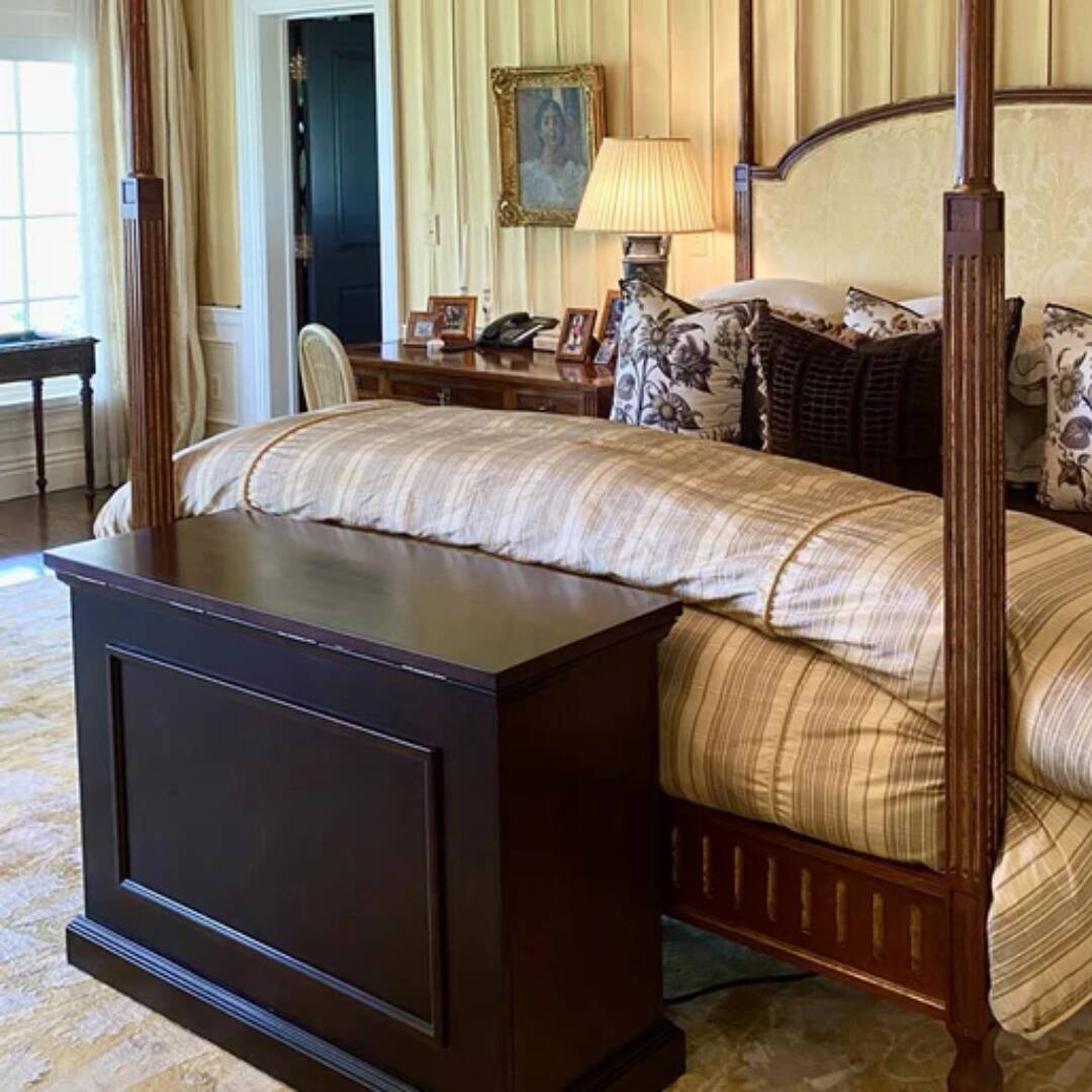 Back. Touchstone Home Products - The Mini Elevate by Touchstone - Smart Motorized TV Lift Cabinet for Flat Screen TVs up to 46 Inches - Espresso.