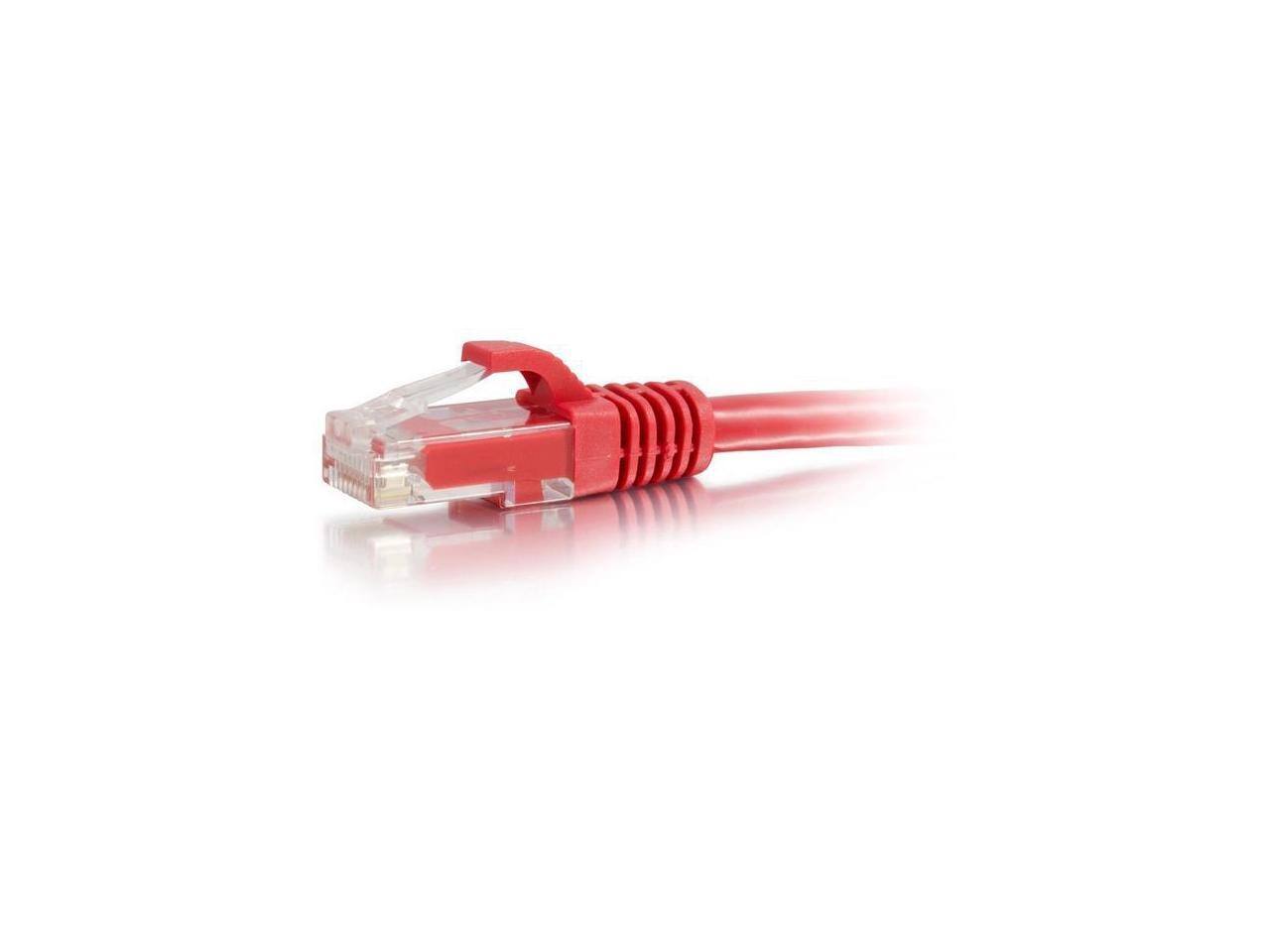 Alt View 4. Cables to Go - C2G 50809 14 ft. Cat6a Snagless Unshielded (UTP) Ethernet Network Patch Cable - Red.