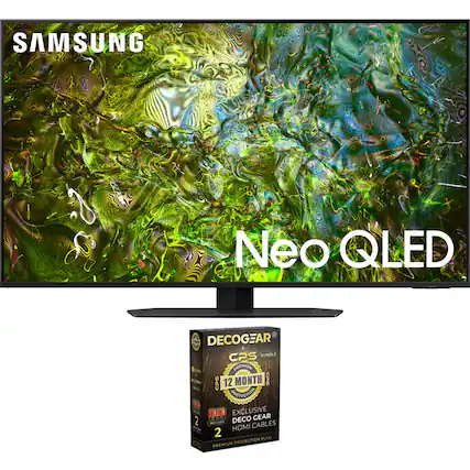 SAMSUNG Neo QLED
DECOGEAR CPS BUNDLE
12 MONTH CPS
EXCLUSIVE DECO GEAR HDMI CABLES
2 PLAN PREMIUM PROTECTION