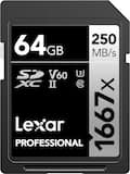 Lexar - Professional SDXC 1667X UHS-II, V60 64 GB