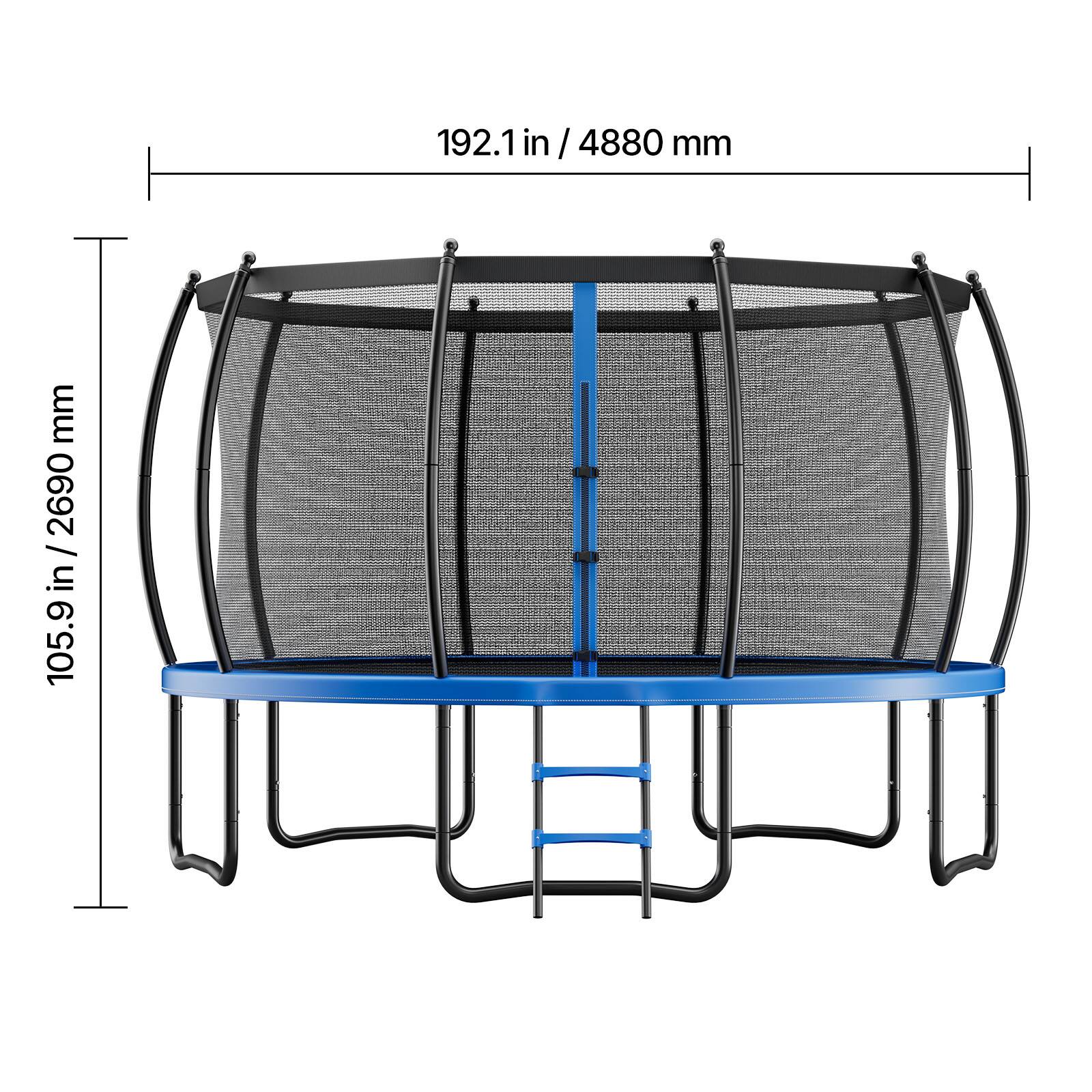 192.1 in / 4880 mm  
105.9 in / 2690 mm