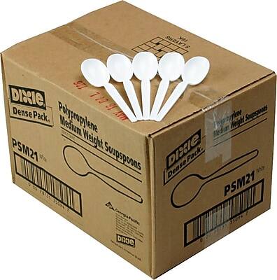 DIXIE Dense Pack  
Polypropylene Medium Weight Soupspoons  
PSM21  
DIXIE Soupspoons Pack  
Dense Pack  
PSM21