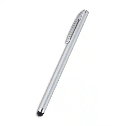 Front. Staples TECH - Staples Universal Slim Stylus, Silver (51140-US) - Silver.
