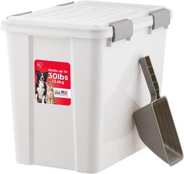 IRIS USA - 30 lb Dog Food Storage