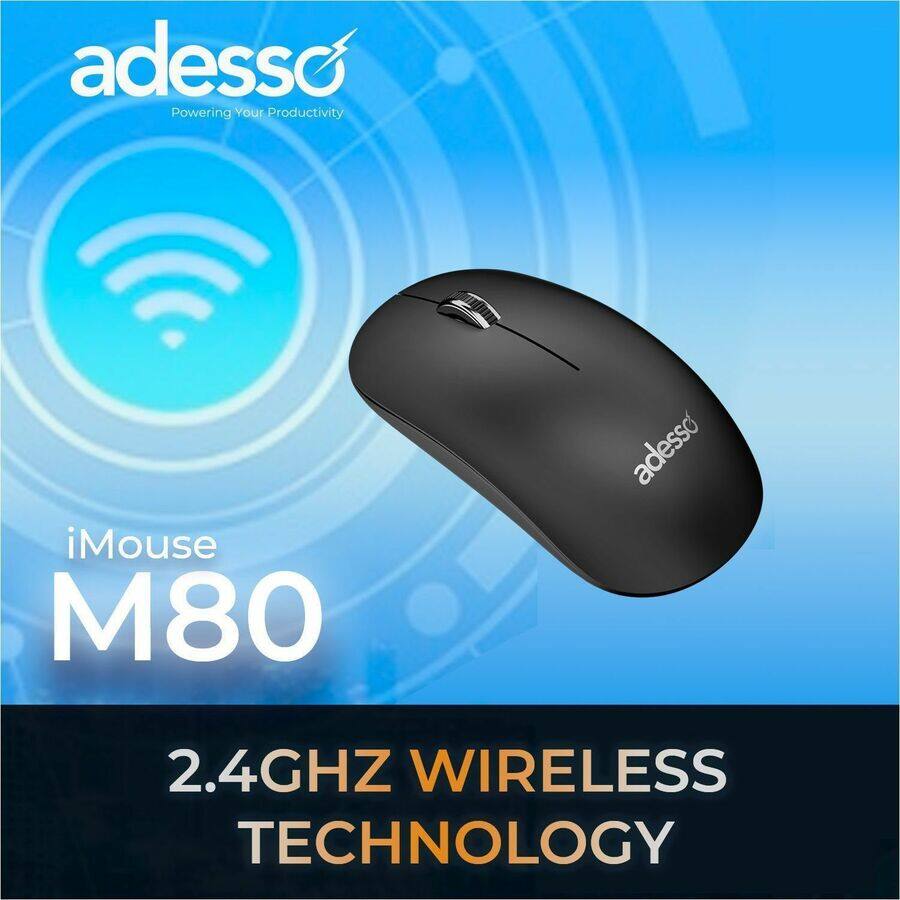 adesso Powering Your Productivity iMouse M80 adesso 2.4GHZ WIRELESS TECHNOLOGY