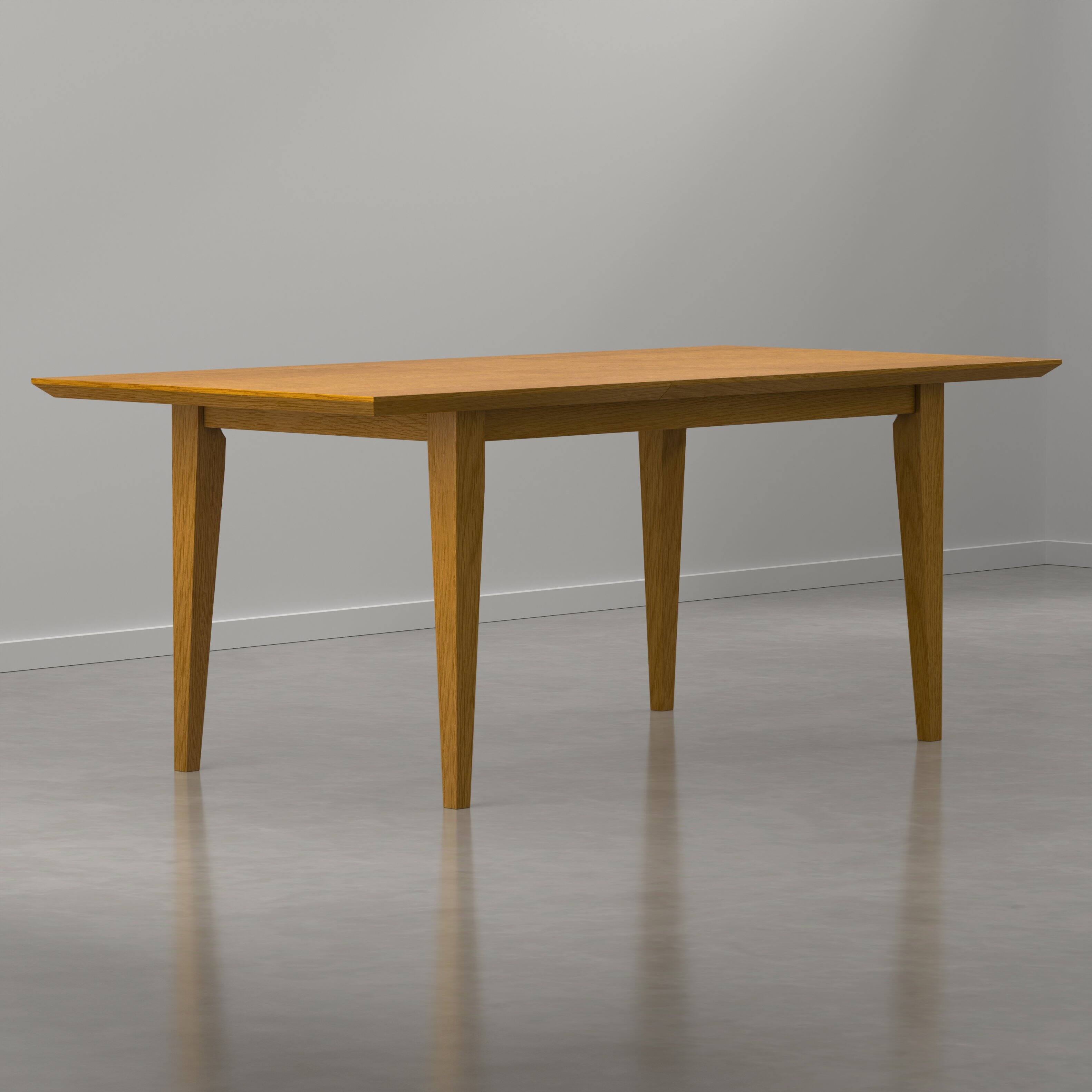 Left. Simpli Home - Colby 60 inch Wide Solid Wood Extendable Dining Table - Golden Oak.