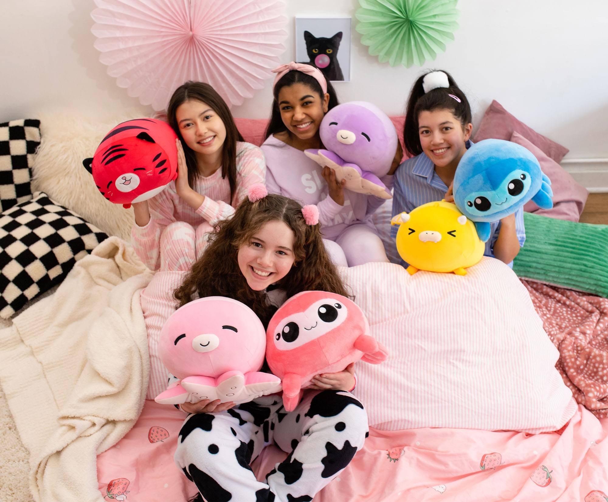 Alt View 1. Toynk - MochiOshis 12-Inch Character Plush Toy Animals | Set of 6.