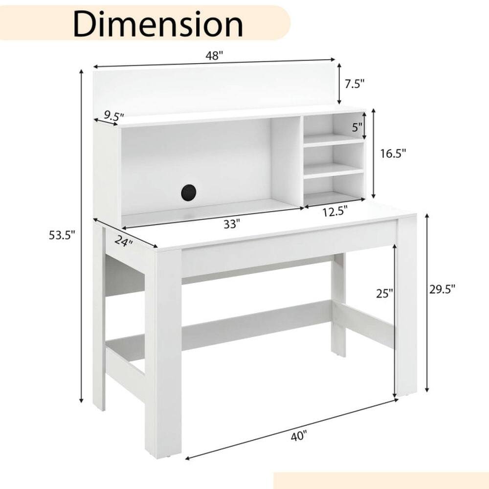 Dimension: 48" x 7.5" x 9.5" x 5" x 16.5" x 53.5" x 24" x 33" x 12.5" x 25" x 29.5" x 40"