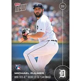 Topps - NOW AL Rookie of Year Detroit Tigers Michael Fulmer RC Card #OS-17A