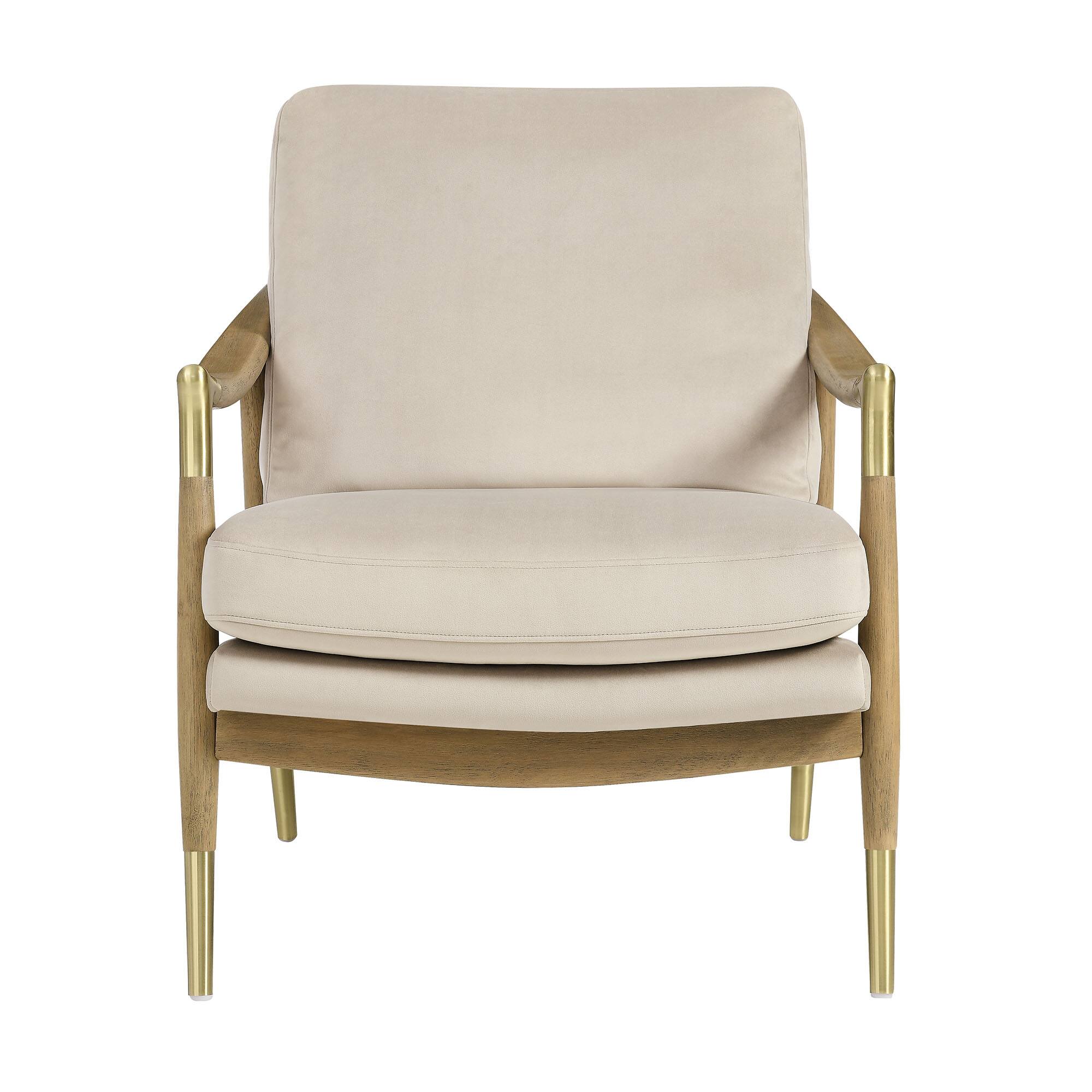 Alt View 2. Modway - Langford Performance Velvet Accent Armchair by Modway - Brown.