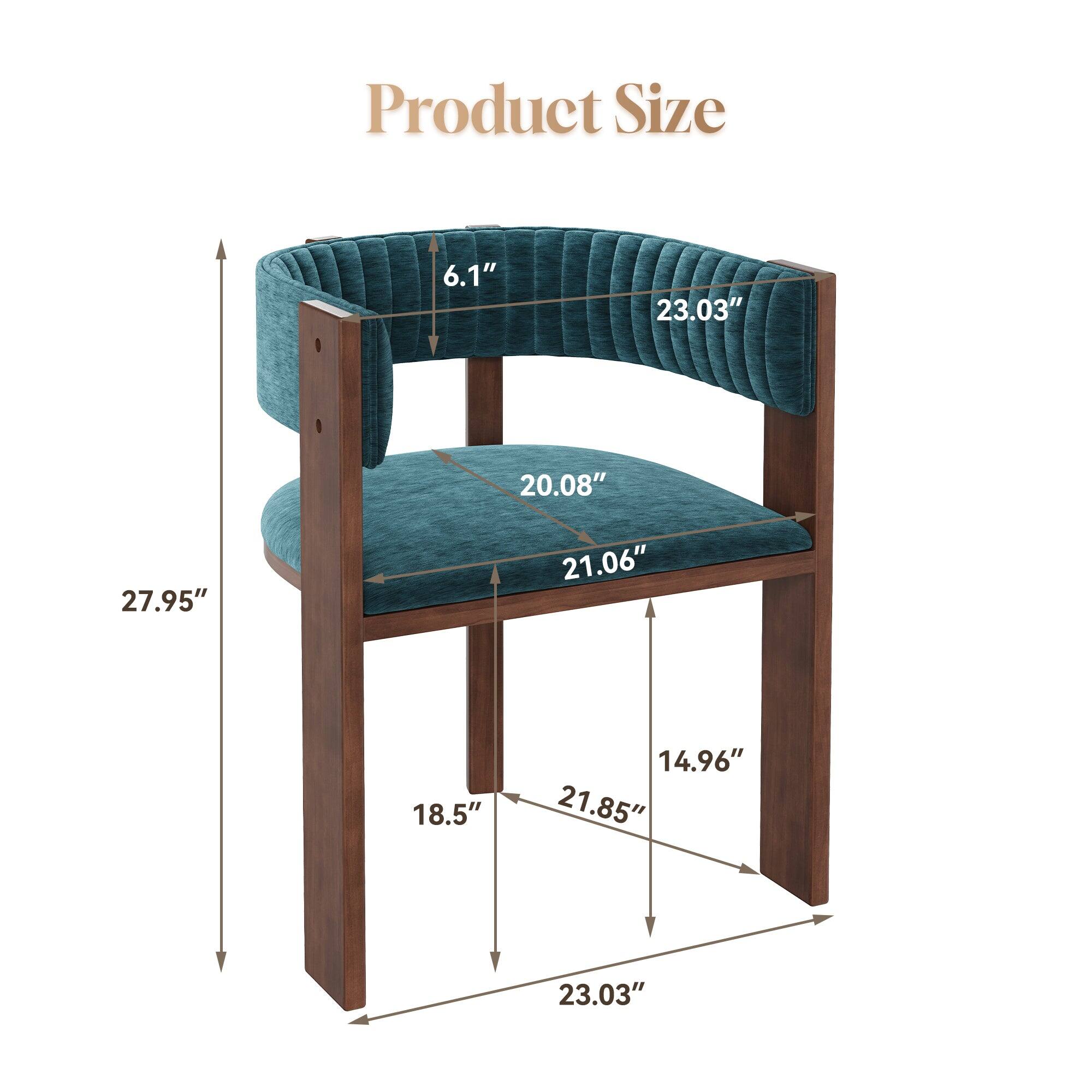 Product Size

- Height: 27.95"
- Width: 23.03"
- Depth: 21.06"
- Seat Height: 18.5"
- Seat Depth: 20.08"
- Armrest Height: 6.1"
- Armrest Width: 23.03"
- Backrest Width: 21.85"
- Backrest Height: 14.96"