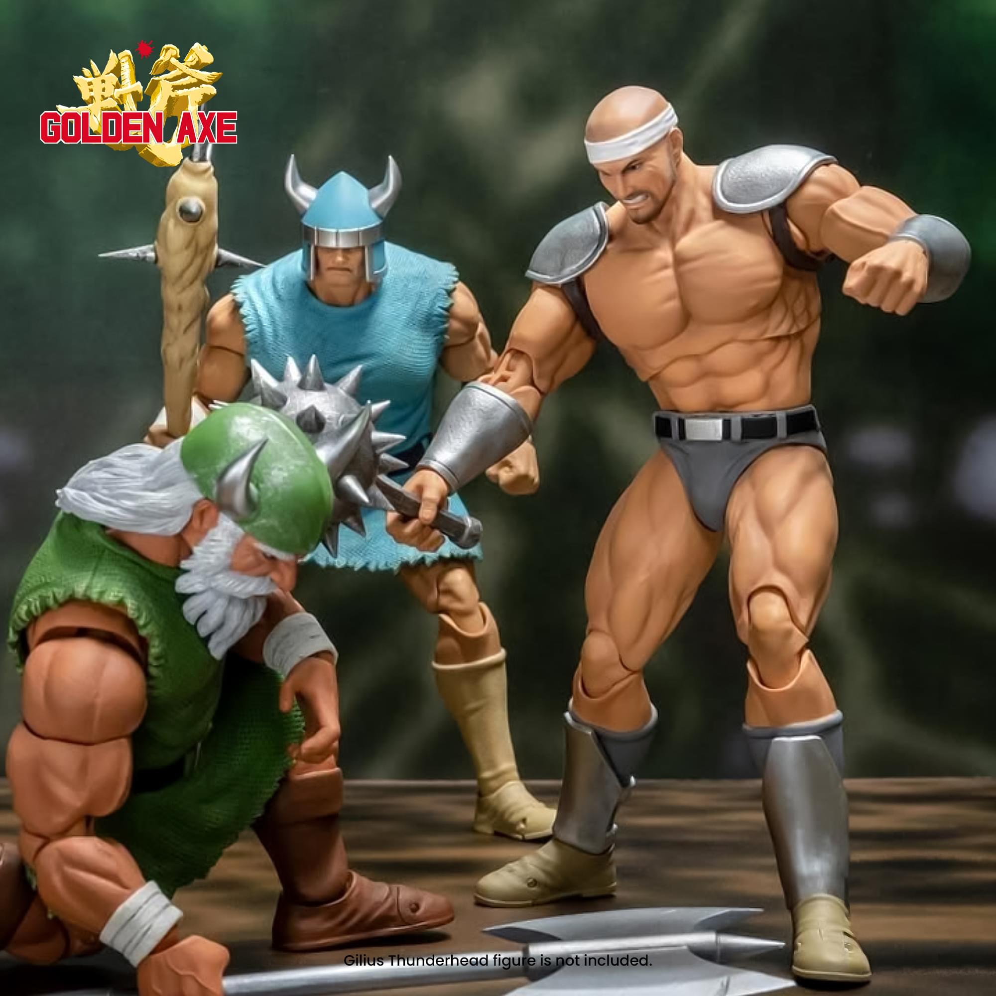GOLDEN AXE Gilius Thunderhead figure is not included.