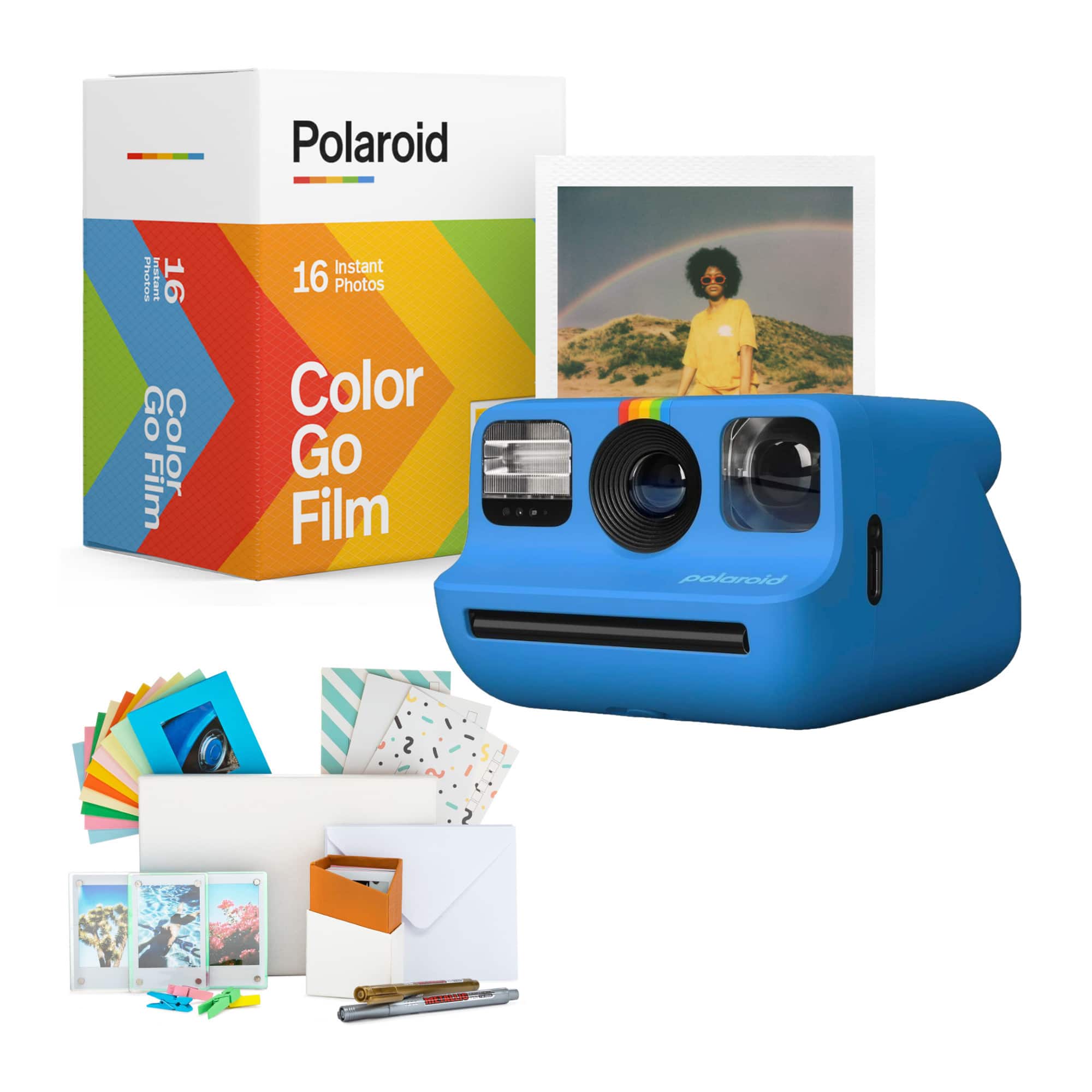 Polaroid - GO "Gen 2" Camera - Blue with Color film and Accessories Kit