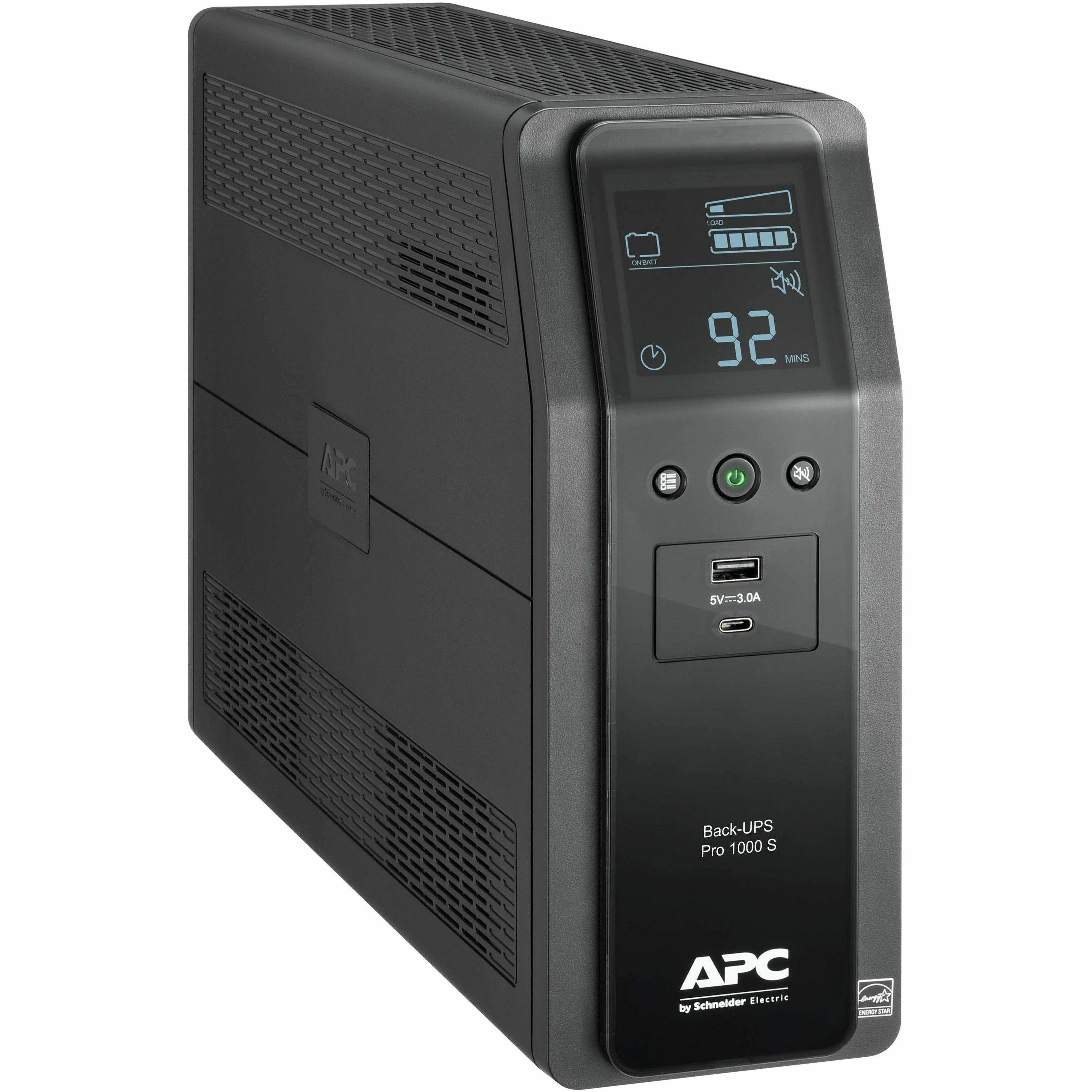L S 92 MNS 2A 5V=3.0A  
Back-UPS Pro 1000 S  
APC by Schneider Electric
