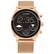 Front. Citizen - CZ Smart 41mm Unisex Casual Smartwatch with IP Stainless Steel Mesh Bracelet - Rose gold.