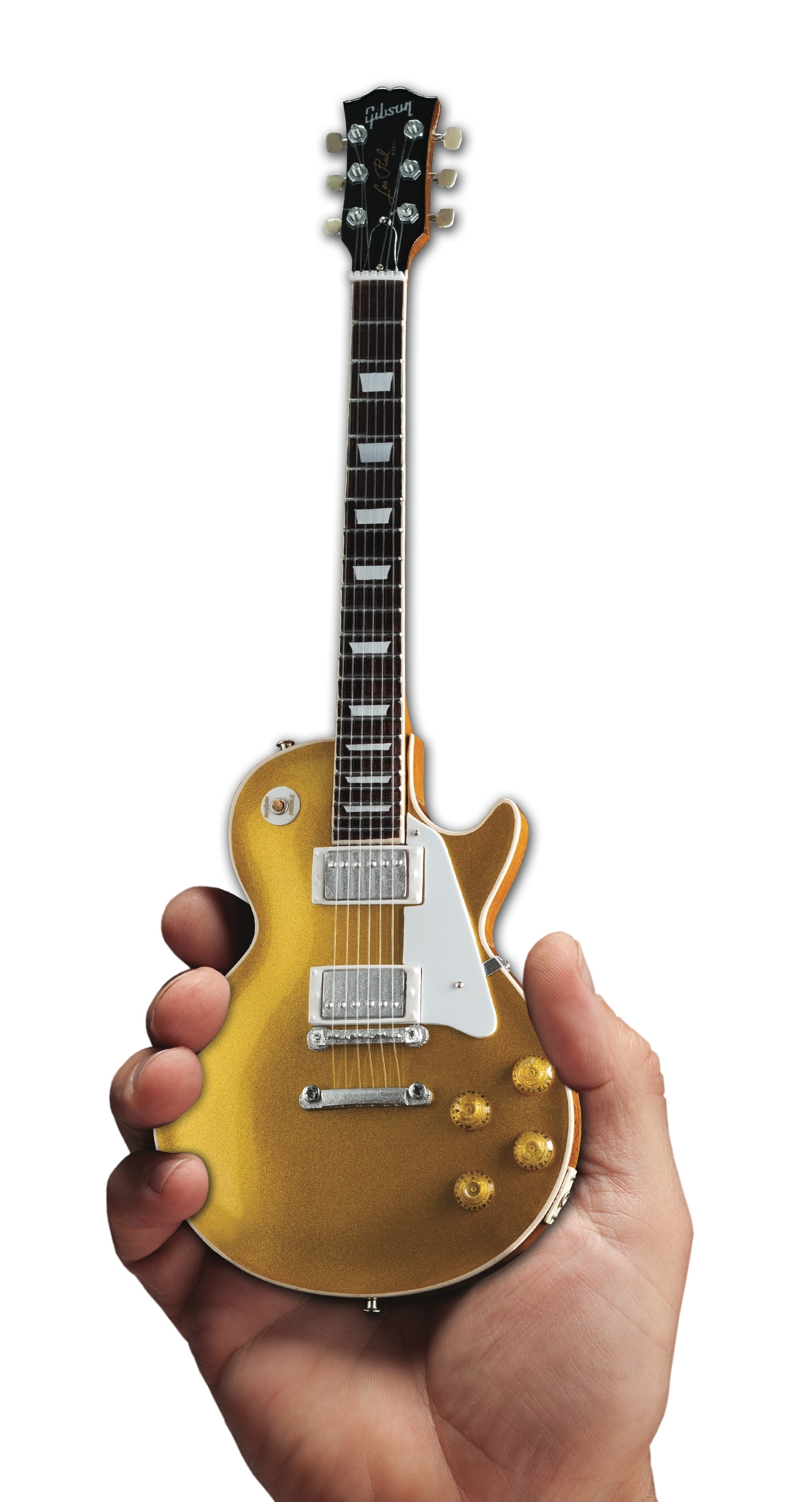 Axe Heaven - Gibson 1957 Les Paul Gold Top Mini Guitar Replica Collectible Display Model price history on PriceWatchPro