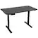Front. Costway - Costway 48" x 24" Sit to Stand Desk with 3 Memory Settings & Anti-Collision Protection - Black.