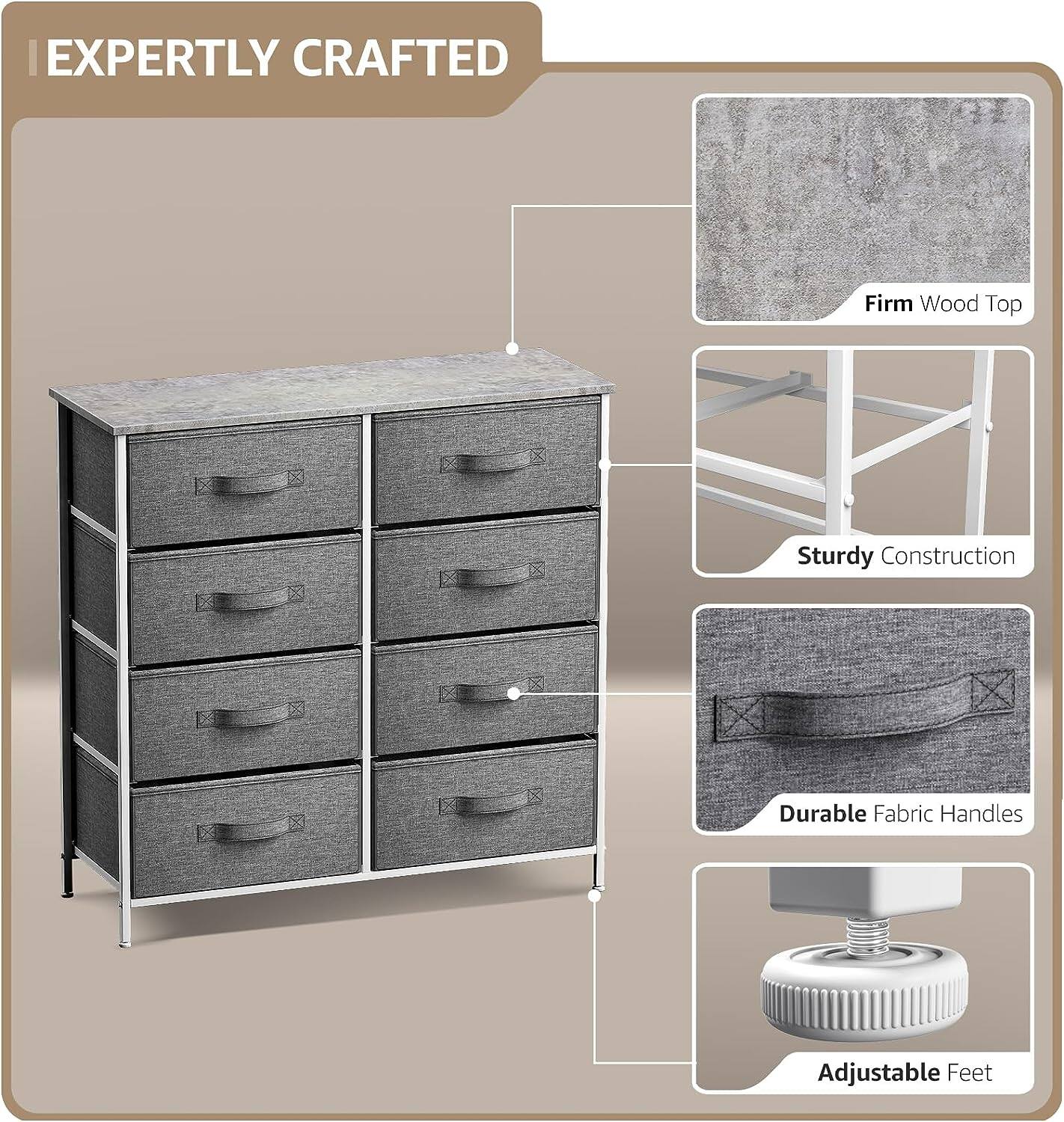 EXPERTLY CRAFTED

- Firm Wood Top
- Sturdy Construction
- Durable Fabric Handles
- Adjustable Feet