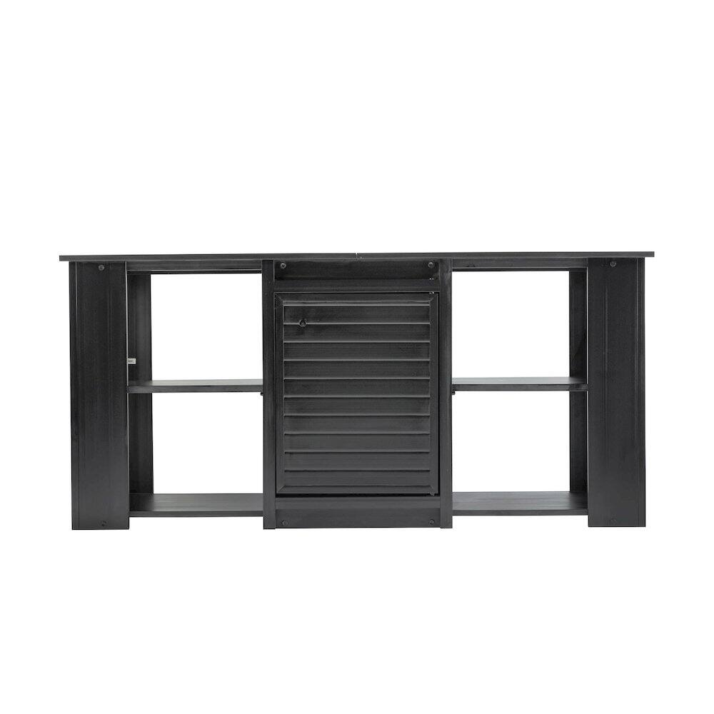Alt View 1. New Age Pet - ECOFLEX 60" Versa Stand in Black - Black.