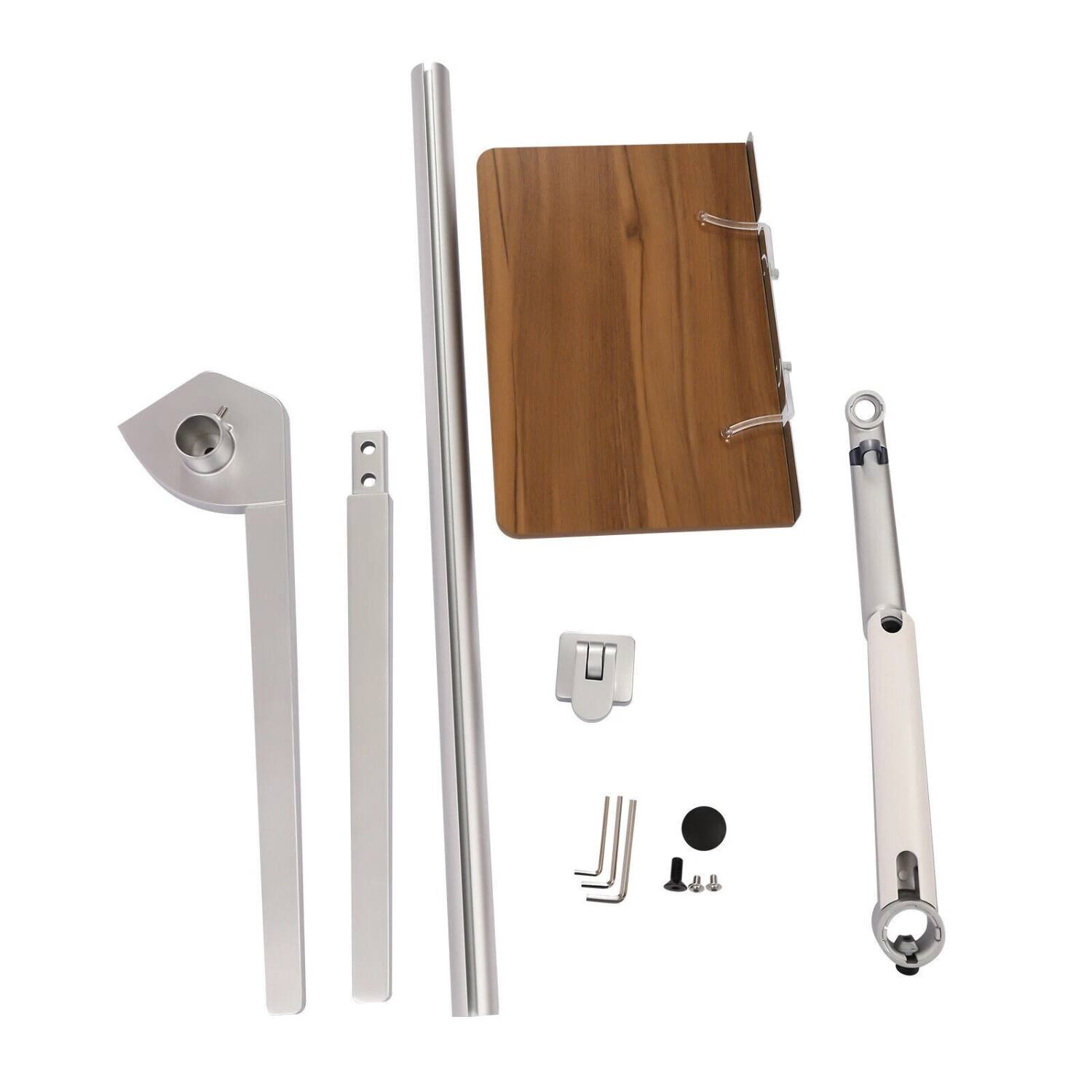 Back. Stock Preferred - Adjustable Book Holder Floor Stand - Silver.