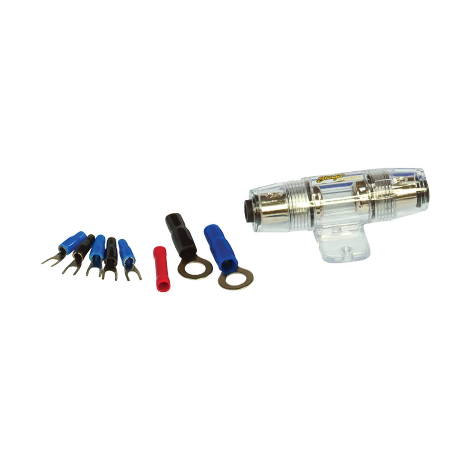 Alt View 1. Stinger - Stinger Ss600xs Select 8-gauge Agu Amp Installation Kit - Blue.