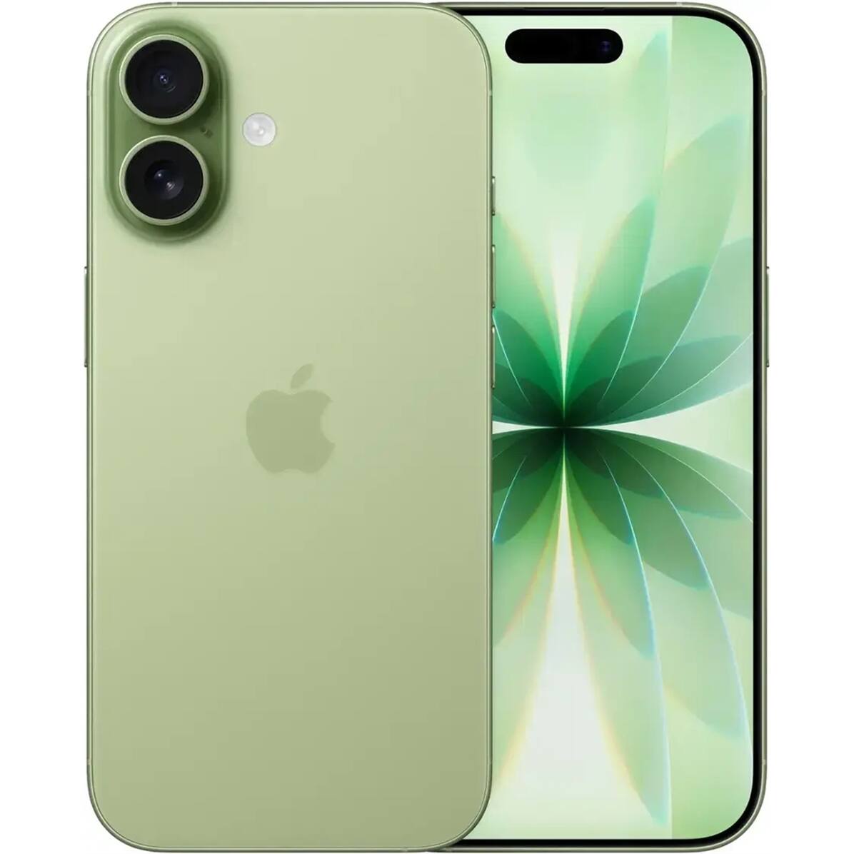 Front. Apple - iPhone 17 512GB 6.3" 5G Fully Unlocked, Sage - Green.