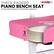 THICK PADDED 5 CORE PIANO BENCH SEAT, Provide Good Support & Comfortable Experience, BREATHABLE SEAT NO SWEAT, 3 inch