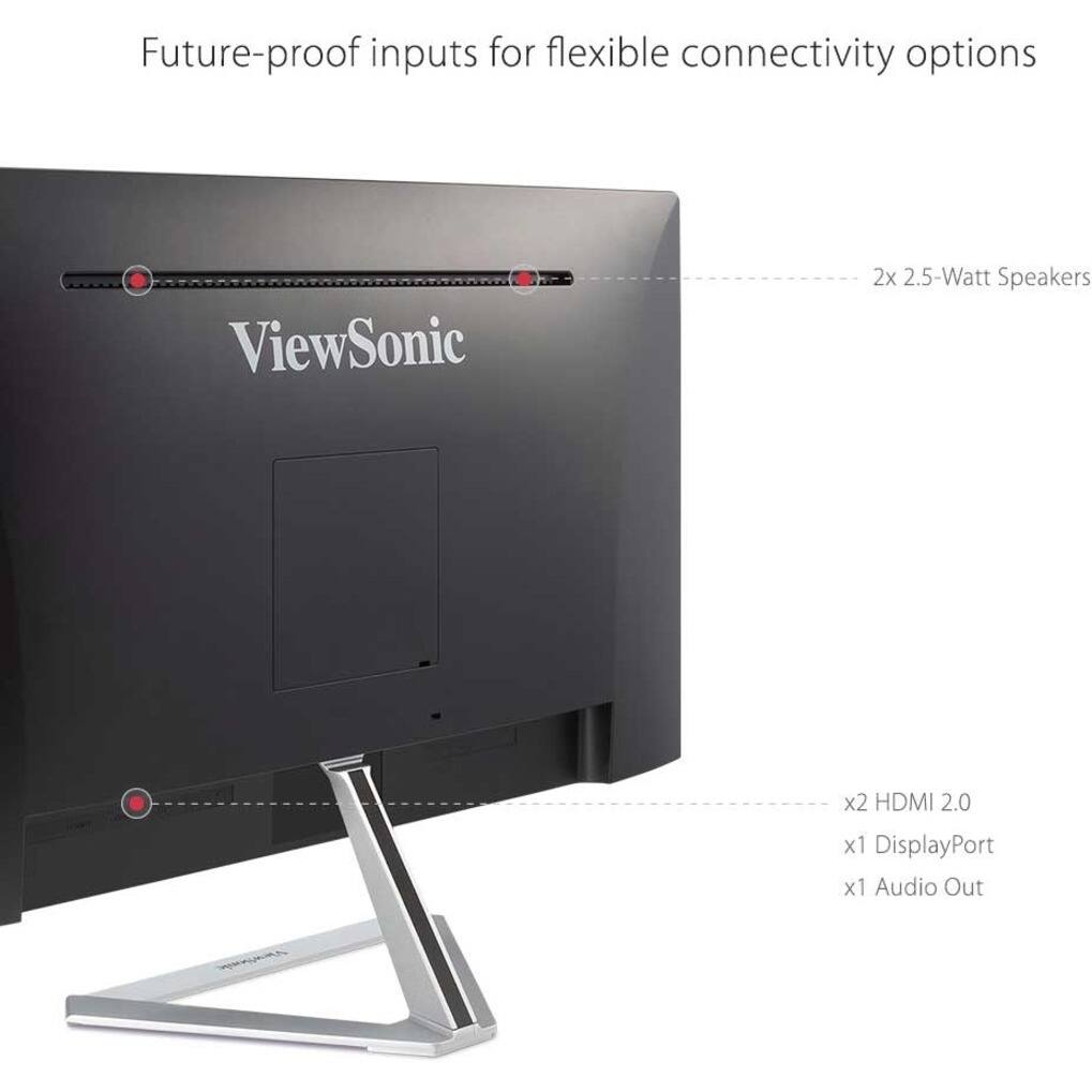 Alt View 18. ViewSonic - 27 LCD 4K UHD Monitor (DisplayPort HDMI) - Silver.