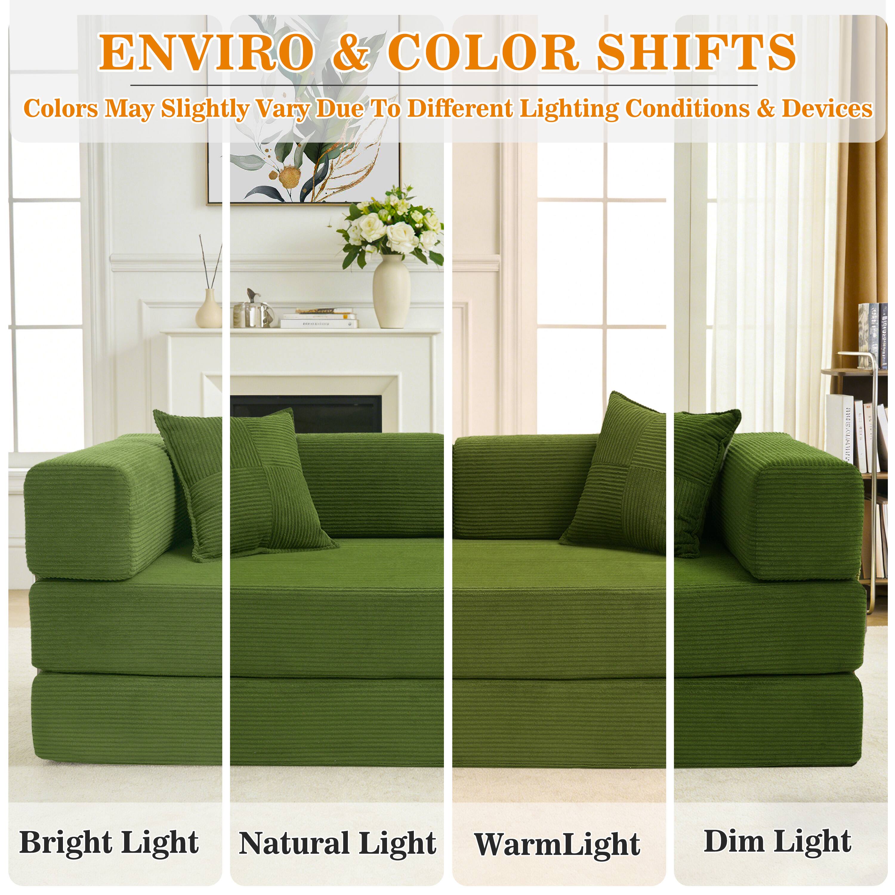 ENVIRO & COLOR SHIFTS  
Colors May Slightly Vary Due To Different Lighting Conditions & Devices  

Bright Light  
Natural Light  
Warm Light  
Dim Light