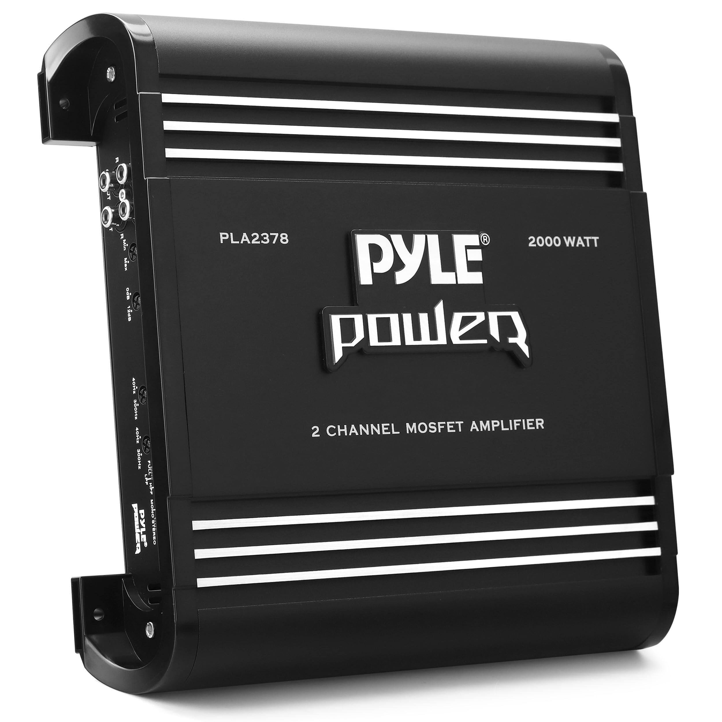 00 QS  
aora ar aloste OCL  
no-rad PYLE  
nalueVEnee  
PLA2378  
2000 WATT  
PYLE power  
2 CHANNEL MOSFET AMPLIFIER