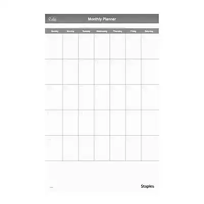 Monthly Planner
Staples