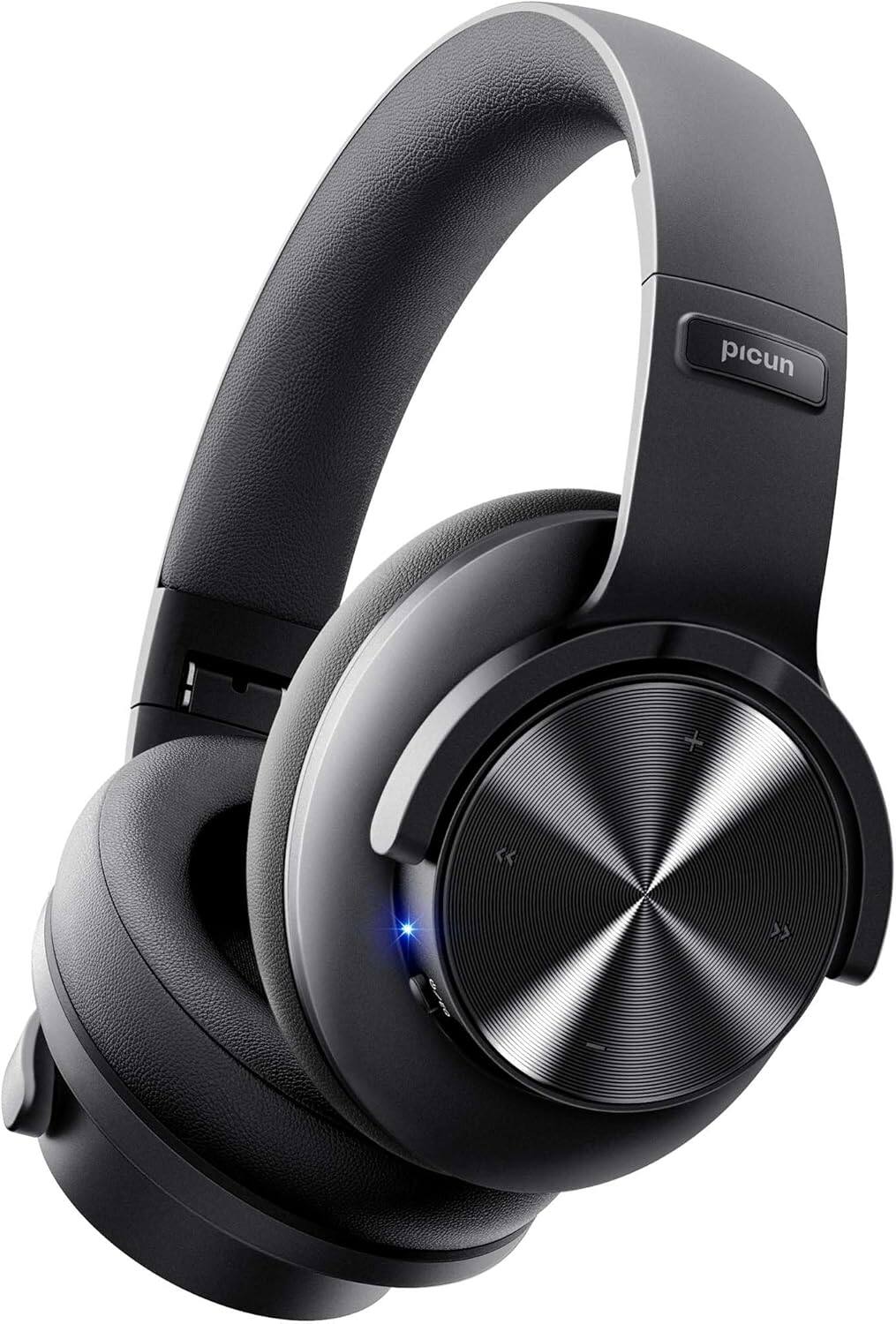 Vulpecula Spade - B8 Bluetooth Headphones, 120H Playtime Headphone Wireless Bluetooth with 3 EQ Modes, Low Latency