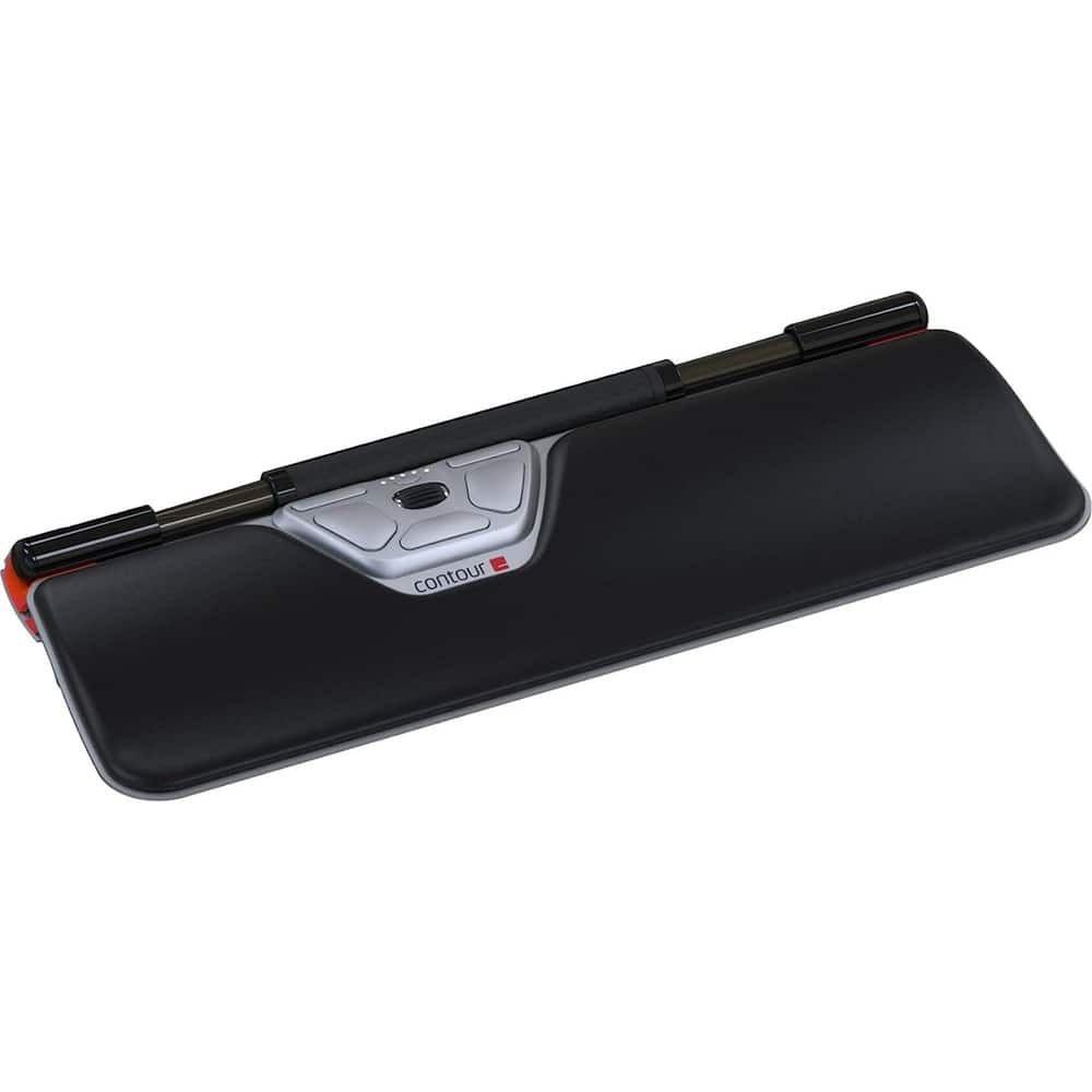Alt View 12. Contour Design - RollerMouse Red Plus Ergonomic Wireless Mouse - Black.