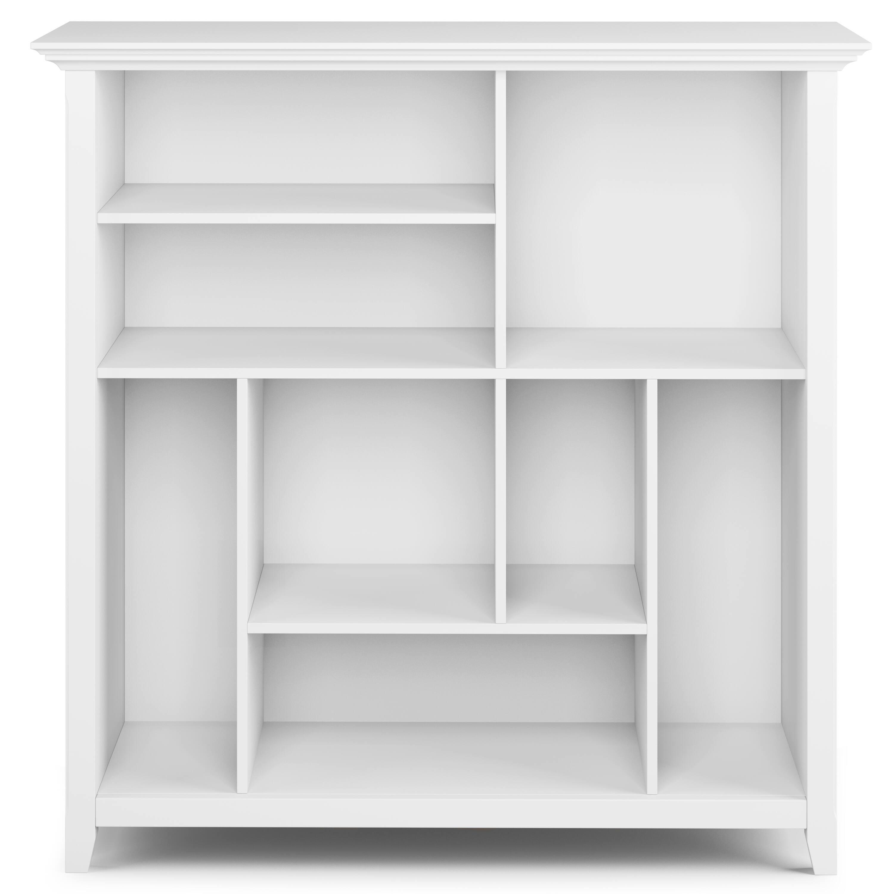 Alt View 11. Simpli Home - Amherst Multi Cube Bookcase and Storage Unit - White.