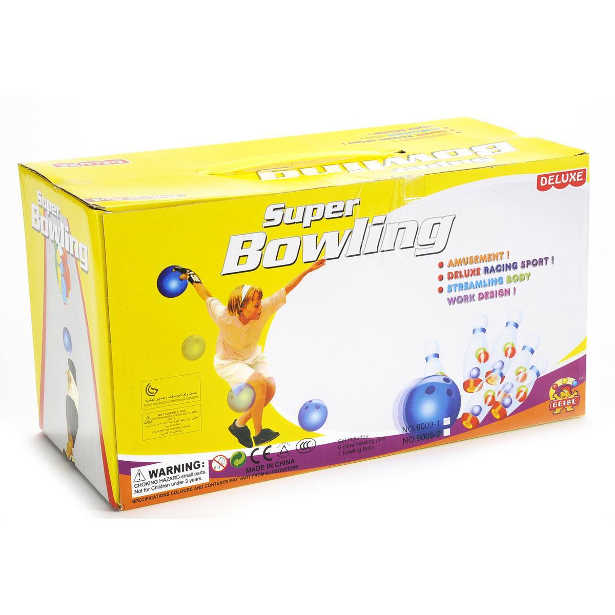 JuzToys Kids Bowling Set, Toddler Bowling Set for Kids 2 5, 7