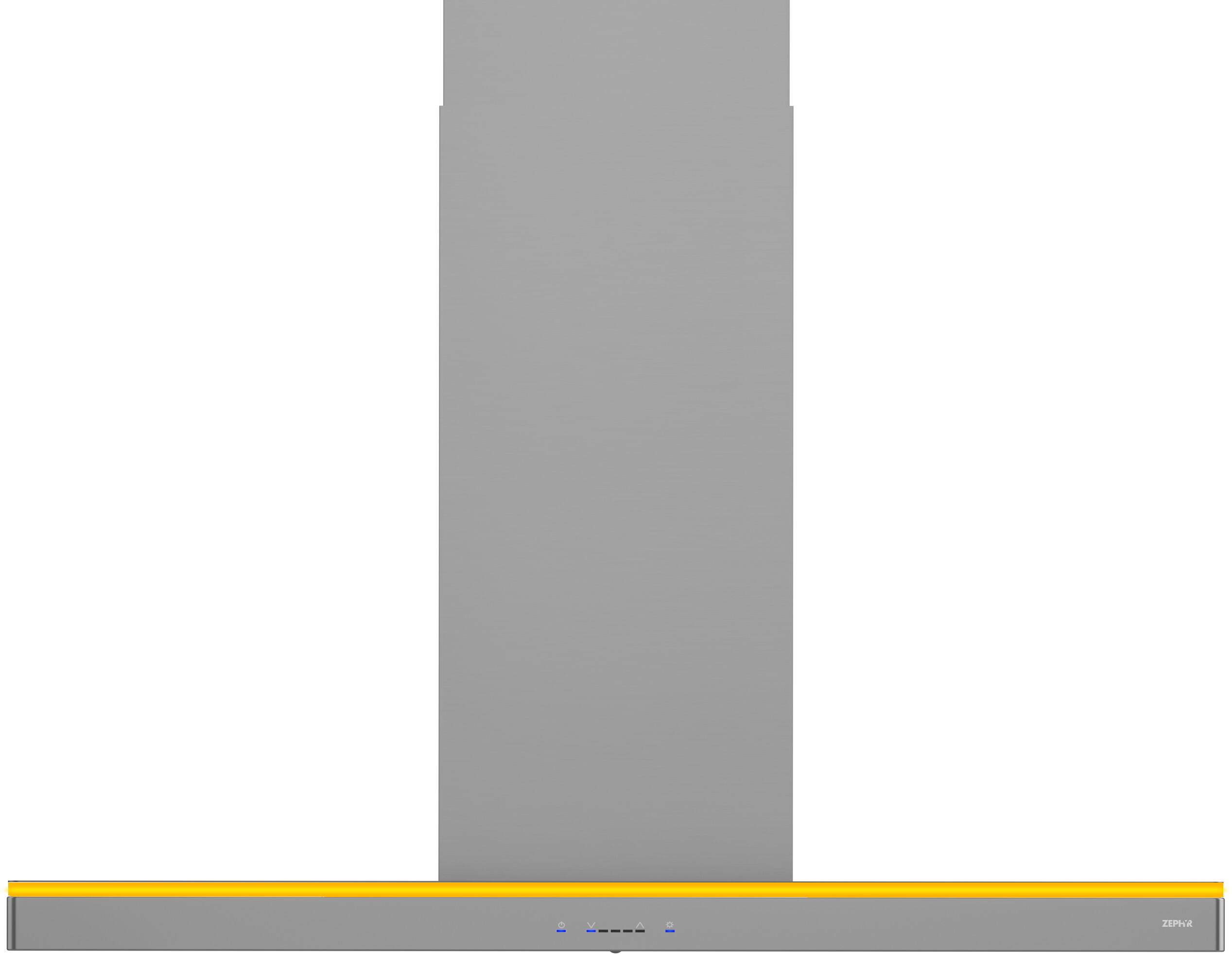 Alt View 18. Zephyr - Luce 42 in. 600 CFM Island Mount Range Hood with LED Light - Stainless Steel.