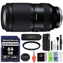 Tamron - 70-180mm F/2.8 Di III VC VXD G2 for Sony E-Mount with Advanced Accessories & Travel Bundle | AFA065S-700 - Black