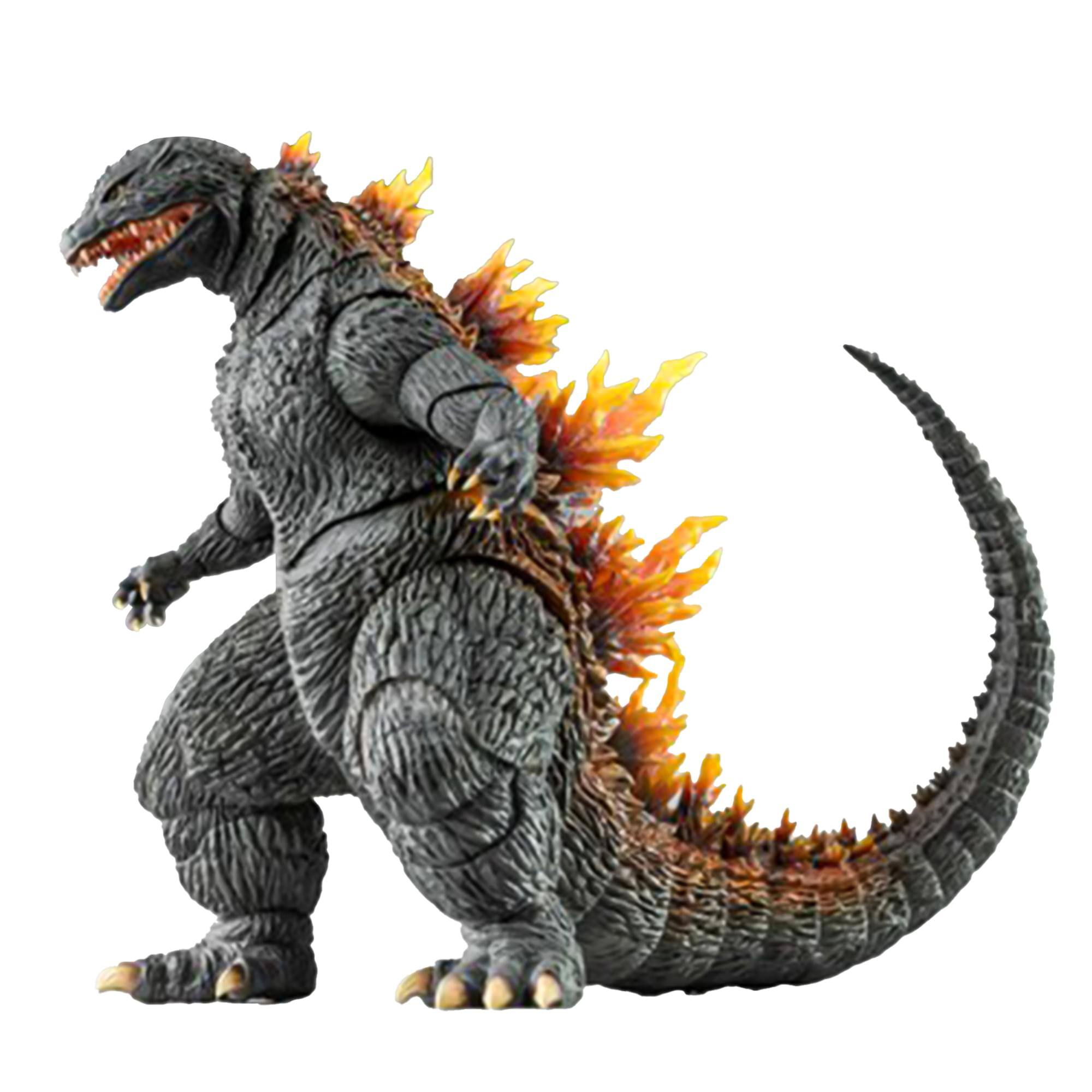 Alt View 10. Hiya - Godzilla Millennium (1999) 7-Inch Action Figure | Heat Ray Version - Grey.