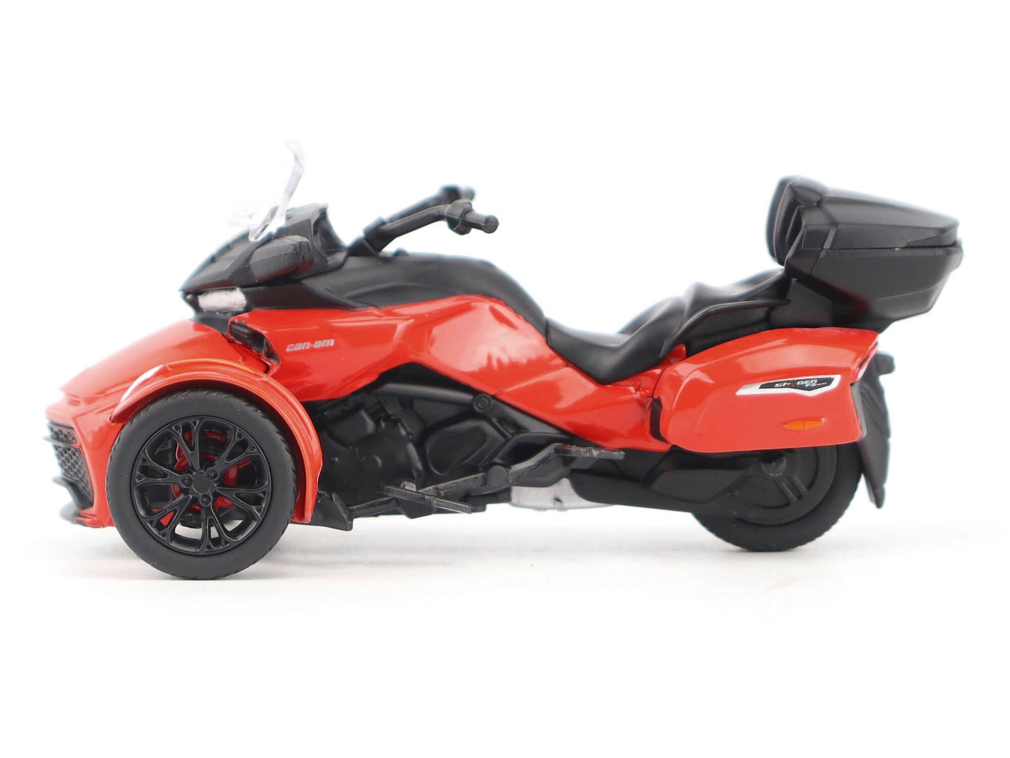 Alt View 1. BRP Models - Can-Am Spyder F3 Limited Special Series 3-Wheel Motorcycle Viper Red 1/32 Diecast Model by BRP Models.