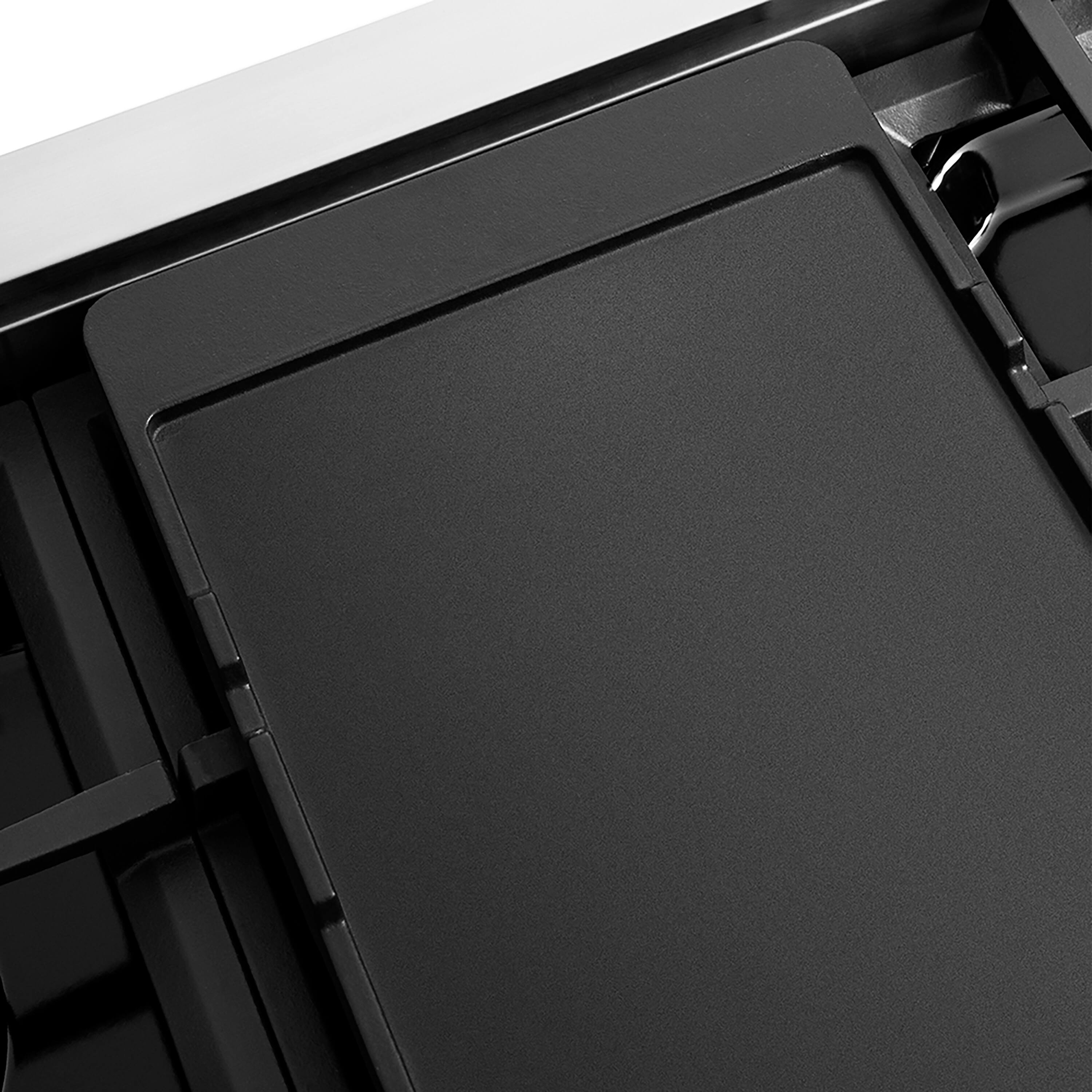 Alt View 3. ZLINE - ZLINE 48 in. Paramount Gas Rangetop with 8 Burner DuoPro Cooktop in Stainless Steel (PSRT48) - Stainless Steel.