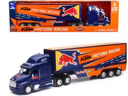 Peterbilt 387 Truck "Red Bull - KTM Factory Racing" 1/32 Diecast Model by New Ray - Dark Blue