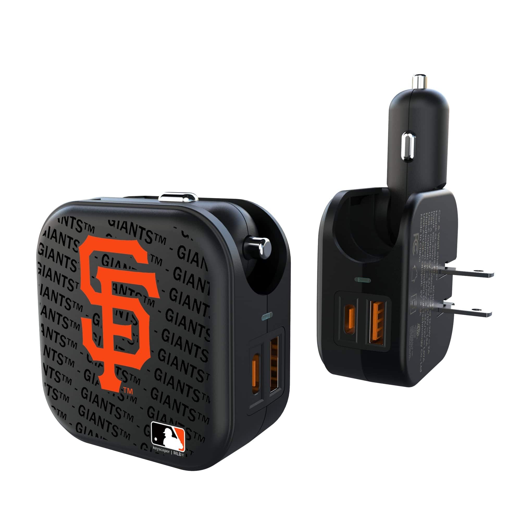 Keyscaper - San Francisco Giants Dual Port USB Car & Home Charger - Multicolor price history on PriceWatchPro