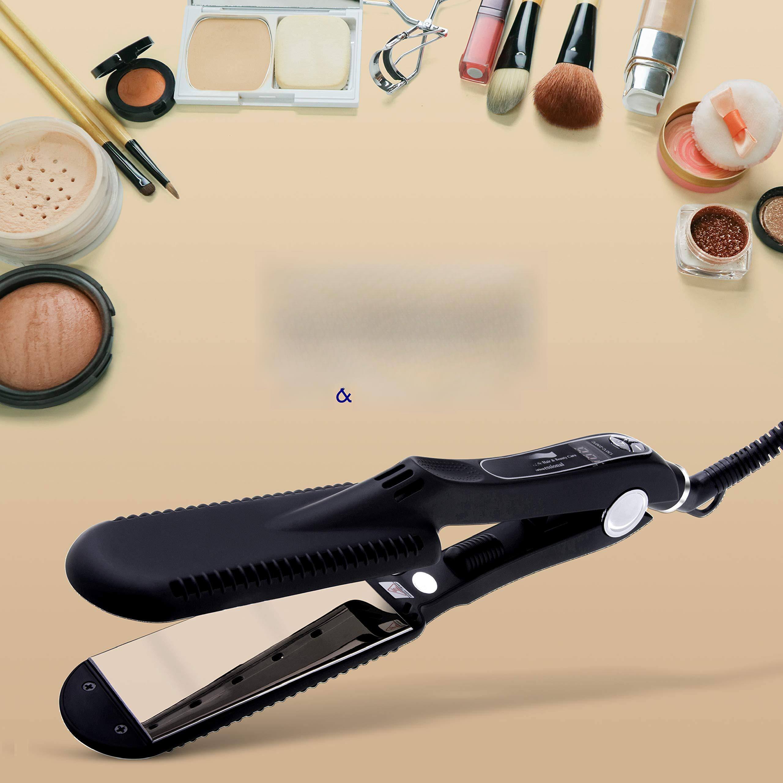 Alt View 3. Live At Space - Mirror-titanium Flat Iron Hair Straightener 1.75" Wide Ionic 260f Up To 480f 21 Temperature Settings Mch - Default.