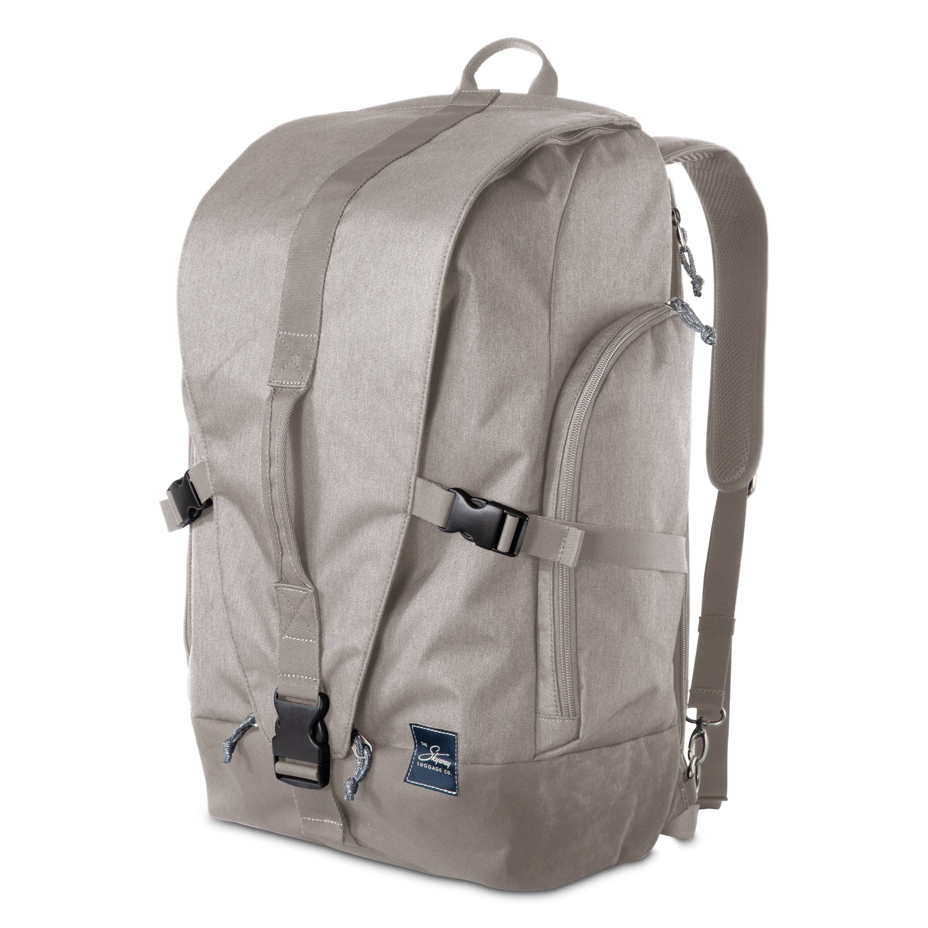 Angle. Skyway - Rainier Softside 43L Weekender Backpack, Zion Gray - Zion Gray.