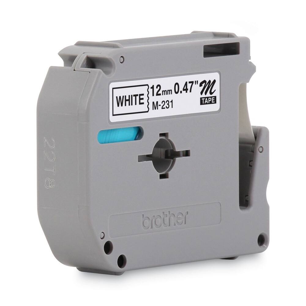 2218  
12 mm 0.47" M  
WHITE  
M-231  
TAPE  
brother