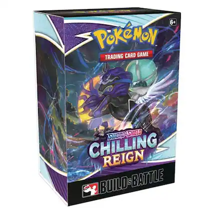 6+ Pokémon Trading Card Game Sword & Shield Chilling Reign Build & Battle