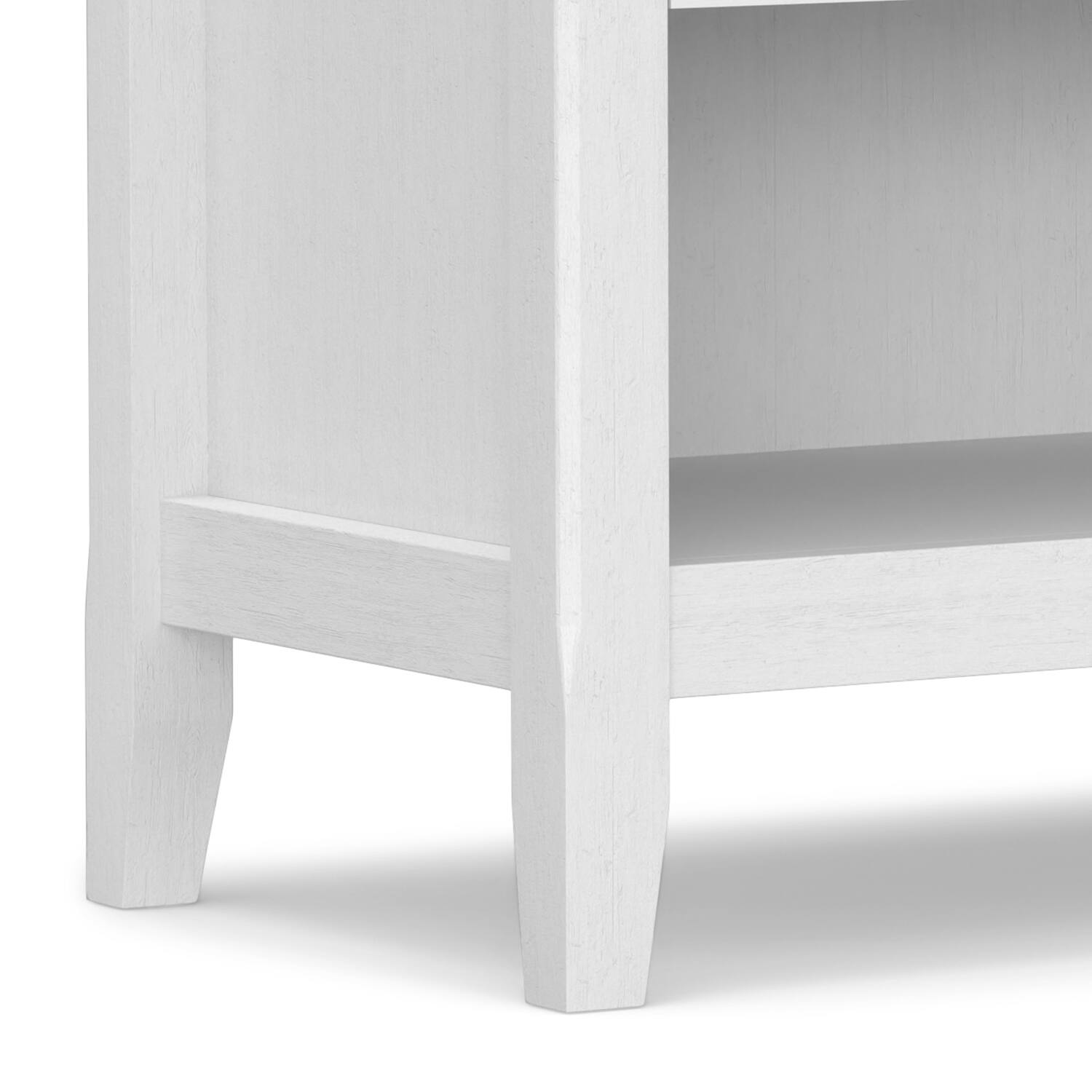 Alt View 6. Simpli Home - Amherst 24 inch Bedside Table (Set of 2) - White.