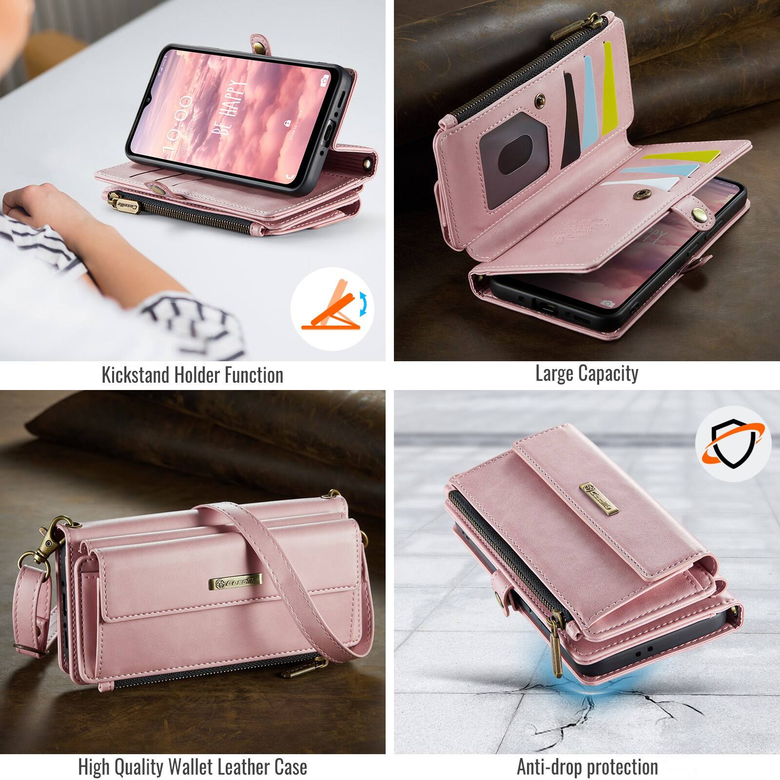 HAPPY 10:00 BE a Kickstand Holder Function Large Capacity COE High Quality Wallet Leather Case Anti-drop protection