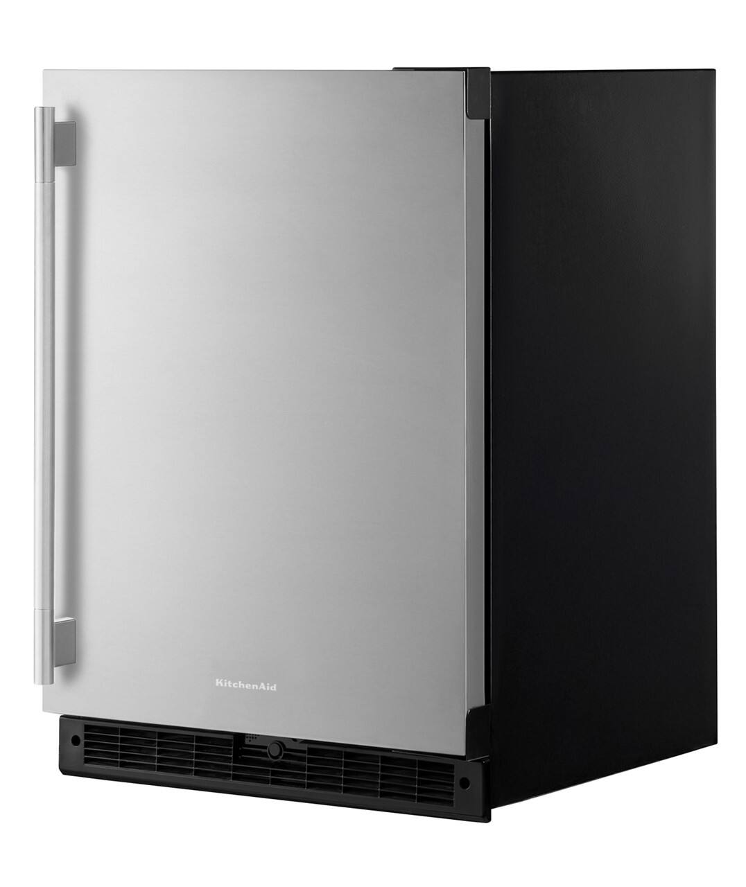 Alt View 7. KitchenAid - 5.0 Cu. Ft. Undercounter Refrigerator - Black Cabinet/Stainless Doors.